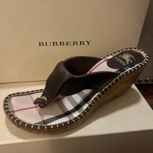 Burberry Wedge Sandals